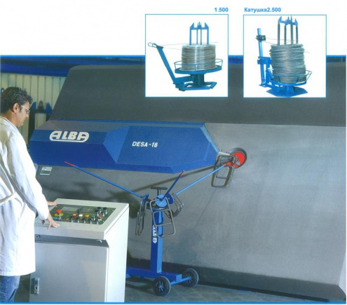 Станок автоматический для гибки арматуры ALBA DESA-16 Дополнительное оборудование для станков